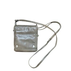 The Trend Soft Leather Crossbody Bag Taupe Multi-Pocket Organizer Travel Purse